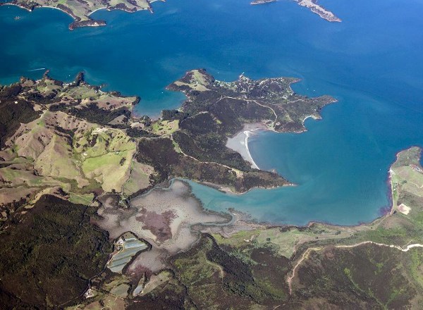 Te Matuku Bay flows out into the Waiheke Channel Te Matuku Bay Complex